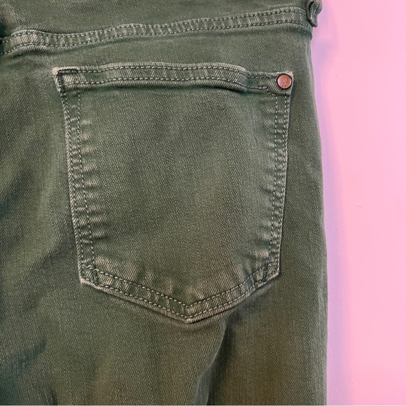 Anthropologie Pilcro and the Letterpress Green Women's Jeans Skinny Low Cut Stet - Picture 9 of 14